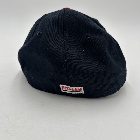 VTG 90s Ole Miss Rebels Pro Line NCAA Fitted Wool Sports Hat Baseball Cap 7 5/8 - Picture 3 of 6